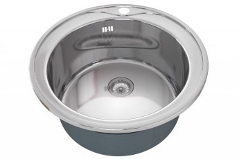 Врезная кухонная мойка  ZorG  ZR-510/205 нержавеющая сталь