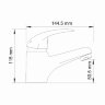 Смеситель WasserKRAFT Isen 2603 для раковины