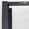 Душевой уголок WasserKRAFT Elbe 74P20 90x80x200 см, распашная дверь, черный профиль