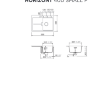 Кухонная мойка SCHOCK Horizont 40D Small F, магнолия (700834F)