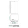 Душевой уголок WasserKRAFT Elbe 74P17 100x80x200 см, распашная дверь, черный профиль