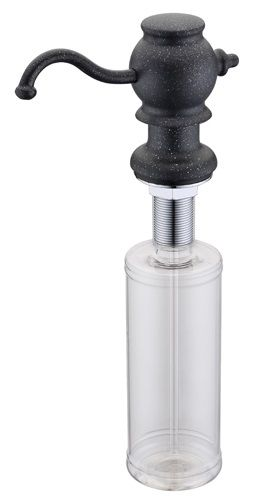 Дозатор встраиваемый Zorg ZR-24 Bl-Me metallic black