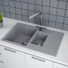 Мойка кухонная Kuchenstern FLUG 60-2 Ku-Granit ваниль