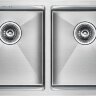 Мойка кухонная Paulmark Gerberg 78/2 Uni PM237844-BS из нержавеющей стали, нержавеющая сталь