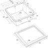 Мойка кухонная Paulmark Unter 50 PM204543-BL IT-Granit, черный