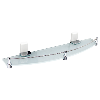 Полка стеклянная WasserKRAFT Leine K-5044WHITE