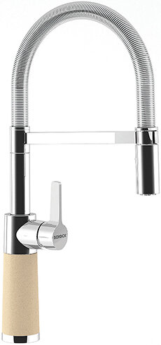 Смеситель Schock SC-550 Cristalite лунный камень/хром 710504