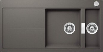 Кухонная мойка SCHOCK Horizont 60D, серебристый камень (700977)