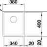 Кухонная мойка Blanco Zerox 340-IF Durinox 523096