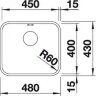 Кухонная мойка Blanco Supra 450-U  518203