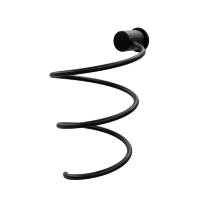 Держатель фена WasserKRAFT K-1080BLACK черный матовый