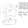 Мойка для кухни ZorG Steel Hammer  SH 5151 нержавеющая сталь