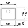 Кухонная мойка Blanco Etagon 500-IF  521840