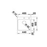 Мойка кухонная Blanco Solis 400-IF/A 526119 хром 526119