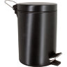 Ведро для мусора WasserKRAFT 3 литра K-633BLACK черное матовое