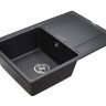 Мойка кухонная Paulmark Flugen 50-780 PM217850-BL из искусственного камня IT-Granit, черный
