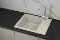Мойка для кухни Granula 6002 креман, 60х50 см, прямоугольная