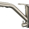 Смеситель для кухонной мойки ZORG Sanitary ZR 400 KF-12 SATIN сатин