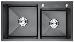 Мойка для кухни из нержавеющей стали Gerhans K37843B-S