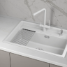 Мойка для кухни Granula Kitchen Space 7301i арктик, 73х51 см, прямоугольная
