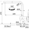 Смеситель кухонный Franke Atlas Neo Sensor pull-out (115.0625.523)