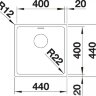 Кухонная мойка Blanco Andano 400-IF  522957