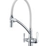 Смеситель для кухни Zorg ZR 347-8 YF chrome/white
