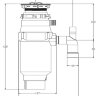 Кухонный измельчитель отходов LONGRAN D560 - 1L