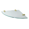 Полка стеклянная угловая WasserKRAFT K-533BRUSHED GOLD