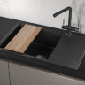 Мойка для кухни Granula Estetica 7807 черный, 78х50 см, прямоугольная