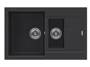 Мойка кухонная Kuchenstern PLAT 60-2 черный