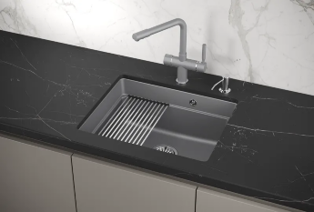 Мойка для кухни Granula Kitchen Space 5501U алюминиум, 55х45 см, прямоугольная