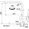 Смеситель кухонный Franke Atlas Neo Sensor (115.0625.525) черный матовый