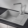 Мойка для кухни Granula 6501 алюминиум, 65,5х50 см, прямоугольная