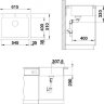 Мойка кухонная Blanco Naya 6 мягкий белый 527128