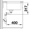 Кухонная мойка Blanco Etagon 700-U Silgranit темная скала