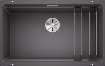 Кухонная мойка Blanco Etagon 700-U Silgranit темная скала