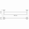 Полотенцедержатель двойной WasserKRAFT Isar K-7340