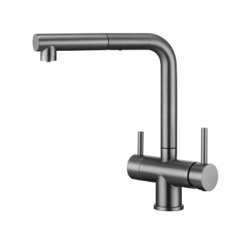 Смеситель для кухни Emar ECB - 7017 PVD dark