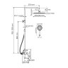 Wasserkraft A171.256.207.PG Душевая система со смесителем
