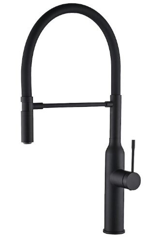 Смеситель для кухни Zorg Steel Hammer SH 2022 BLACK, черный