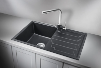Мойка для кухни Granula 8002 шварц, 80х50 см, прямоугольная