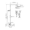 Wasserkraft A199.259.201.BG Thermo Душевая система с термостатическим смесителем