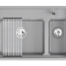 Мойка для кухни Granula Kitchen Space 7302i алюминиум, 73х51 см, прямоугольная