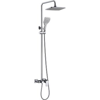 Душевая стойка с изливом Seaman Barcelona SSL-5502 WP  (Water Polish) - Хром полированный