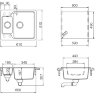Кухонная мойка SCHOCK Cambridge 60, оникс (700709)