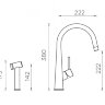 Смеситель Schock Conos Pro 710571 нержавеющая сталь