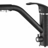Смеситель для кухни ZORG Steel Hammer SH 321 BLACK CR Черный