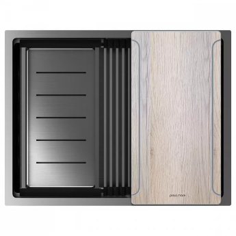 Кухонная мойка Paulmark NEXT-MULTI SINK 58 UNI, артикул PM785845-GM