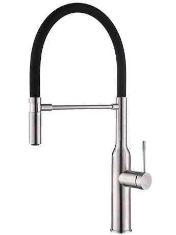 Смеситель ZorG Steel Hammer SH 2022 INOX нержавеющая сталь
